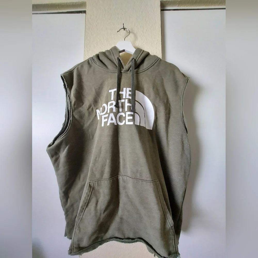 Greenish North Face Hoodie - Picture 3 of 7